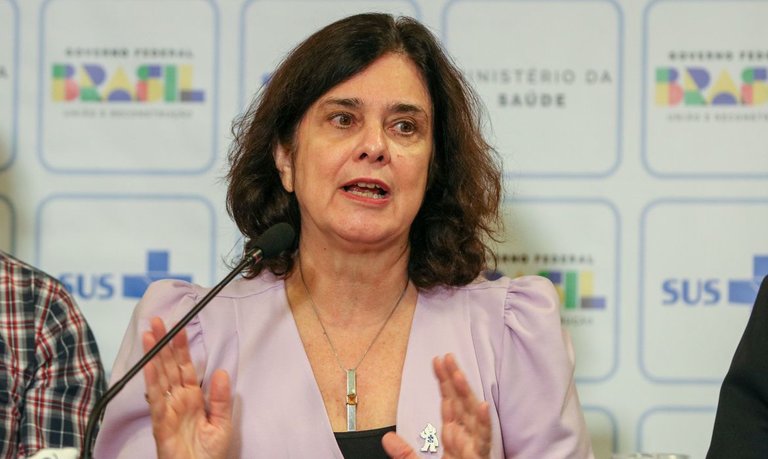  Ministra da Saúde, Nísia Trindade.