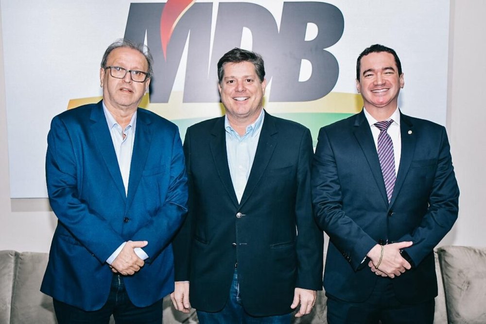 Marcelo Miranda, Baleia Rossi e Alexandre Guimarães