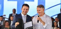 Carlos Antônio da Costa Júnior e o prefeito Eduardo Siqueira Campos|Divulgação/Secom 