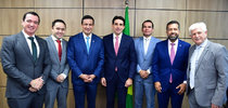 Ministério de Portos e Aeroportos recebe parlamentares do Norte para debater logística da região.|Sérgio Francês/Mpor