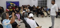 Categoria da cultura em reunião. |Evandro Silva/Secom Porto Nacional 