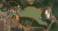 Trajeto do percurso de 5 km da corrida|