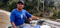 André Karipuna é o cacique na Terra Indígena.|Felipe Corona - Taz