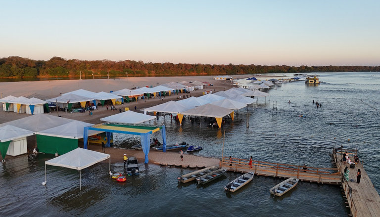 Praia da Tartaruga se destaca como um dos principais atrativos turísticos da região sul do Tocantins. 