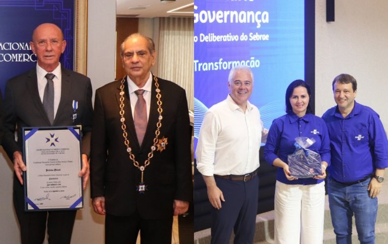O presidente do Sistema Fecomércio-Sesc-Senac Tocantins foi homenageado no pela CNC´