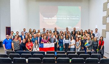 Membros do Observatório do Trabalho dos estados participam do evento.