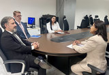 Deputada Gisela Simona em reunião com o conselheiro José Levi Mello do Amaral Júnior, relator do processo de fusão Petz/Cobasi|