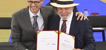 Sidônio e o presidente Lula. |Marcelo Camargo/Agência Brasil