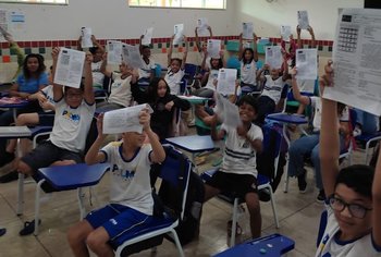 Escola Maria Rosa de Castro Sales promove avaliações prévias de preparação.
