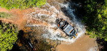 Condições variadas desafiaram pilotos e navegadores em torno de Ponte Alta.|Marcos Leite/Fotop/Sertões