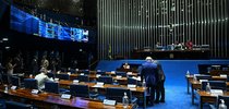 Plenário do Senado durante a sessão |Carlos Moura/Agência Senado