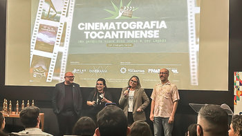 Parte da equipe cinematográfica