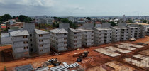 Os 416 apartamentos estão sendo construídos em uma área entre os setores Martins Jorge e São Miguel.|Thiago Santos / Secom
