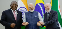 Ramaphosa, Modi e Lula: líderes de África do Sul, Índia e Brasil se reuniram para estreitar relações de três nações importantes do Sul Global|Ricardo Stuckert/PR