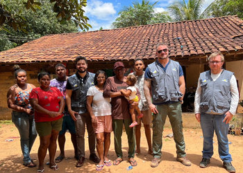 À equipe do MPTO, o prefeito de PABJ confirmou a prestação de assistência às comunidades atingidas. |Dicom MPTO 