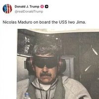 Suposta foto do presidente venezuelano, Nicolás Maduro, publicada em rede social do presidente dos EUA, Donald Trump.|Divulgação Donald J. Trump (@realDonaldTrump