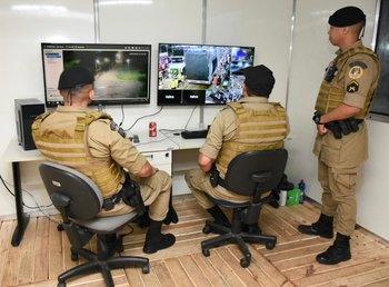 A montagem adequada do espaço, iluminação reforçada e sistema de monitoramento facilitaram a atuação policial, segundo a PM