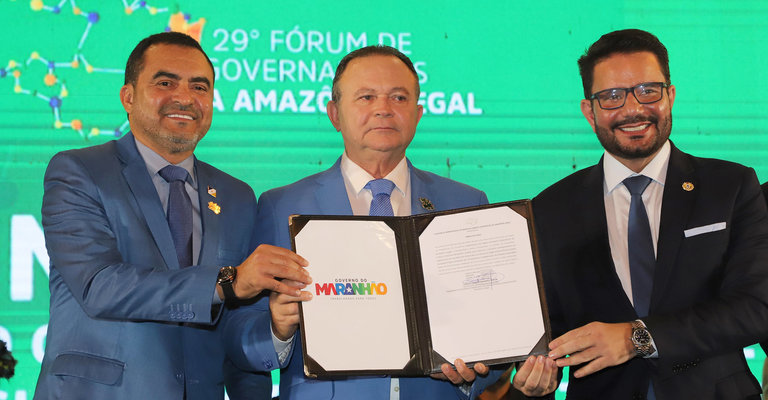 Evento marcou a posse do governador do Maranhão, Carlos Brandão, na presidência do consórcio