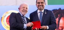 Presidente Lula entregou o prêmio ao governador Wanderlei Barbosa|Vinícius Santa Rosa 