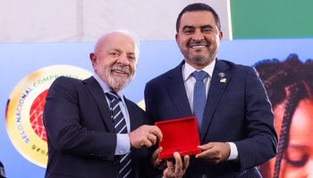 Presidente Lula entregou o prêmio ao governador Wanderlei Barbosa