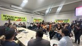 Representantes sindicais e servidores em reunião do CMS. |Divulgação Sindifato 