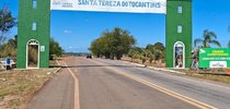  Santa Tereza está localizada na região central do estado, a cerca de 90 km. |Divulgação MP/TO