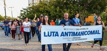 Registro do dia de Luta Antimanicomial em Palmas (2023), com o lema “Cuidar em Liberdade! Pelo fim dos Manicômios!”.|