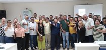 Claudia Lelis reúniu-se com articuladores políticos para traçar metas para eleições de 2026, em Palmas |Lourenço Bonifácio 