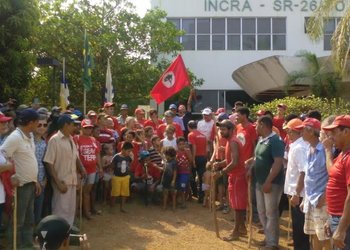 Imagem de 2015, quando ocorreu ocupação do Incra/TO na intenção de chamar a atenção do Governo Federal para famílias do Marighela. 