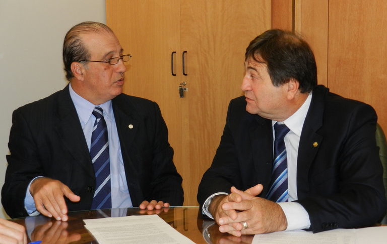 Ministro Augusto Nardes e César Halum