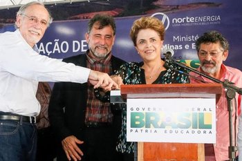 Presidente Dilma durante cerimônia de início da operação comercial da Usina Hidrelétrica de Belo Monte