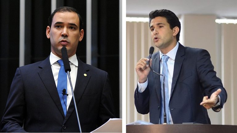 Bloco entre PL, de Vicentinho (E), e PSB de Amastha e Andrino (D), mira eleições do ano que vem