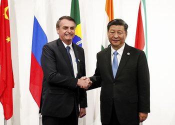 Bolsonaro receberá o presidente da China, Xi Jinping, na manhã de 13 de novembro